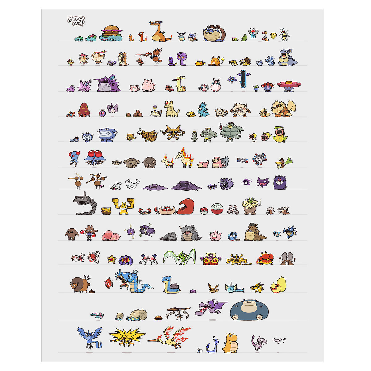 151 by Cas van de Pol - Poster Print *LAST CHANCE*