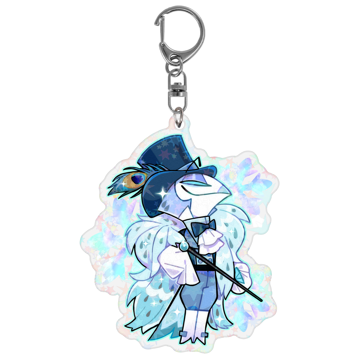 Andrealphus - Cozy Winter - Holographic Keychain *LIMITED STOCK*