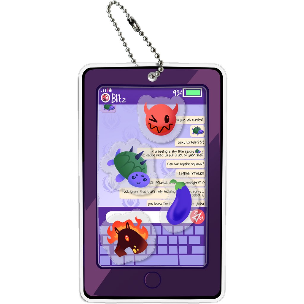 Blitz's Phone - Shaker Keychain *LIMITED STOCK*