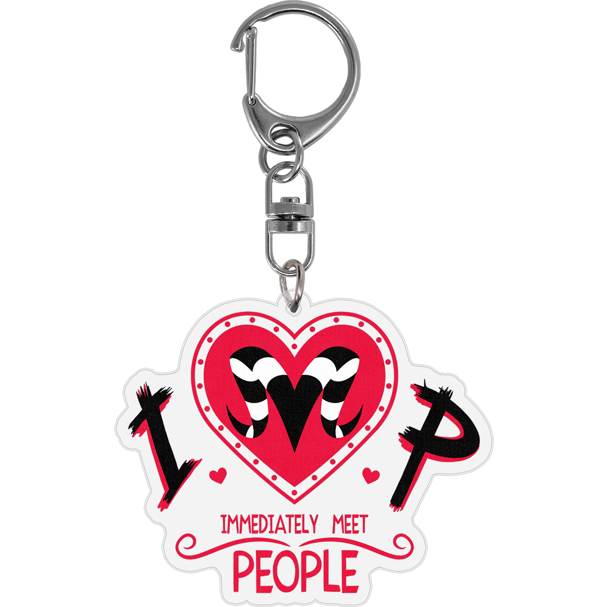 Immediately Meet People Keychain *LIMITED STOCK*