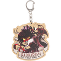 Barbarian Millie - Wooden Keychain *LIMITED STOCK*