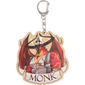 Monk Satan - Wooden Keychain *LIMITED STOCK*