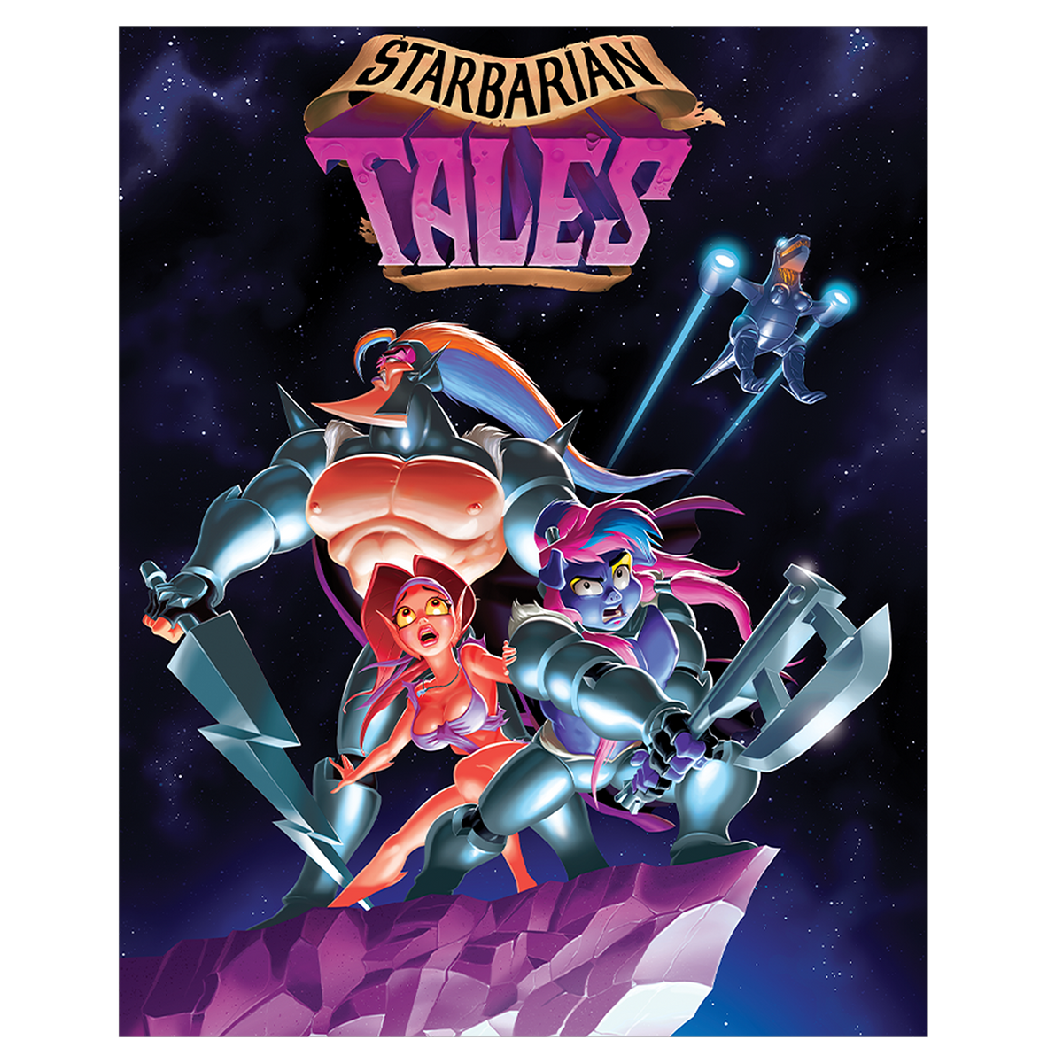 Starbarian Tales Cover - Poster Print