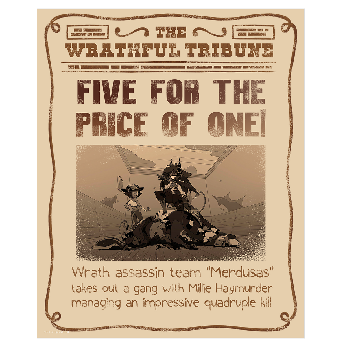 Wrathful Tribune Poster Print *LIMITED RUN*