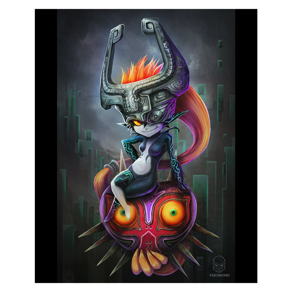 Midna's Mask - Poster Print