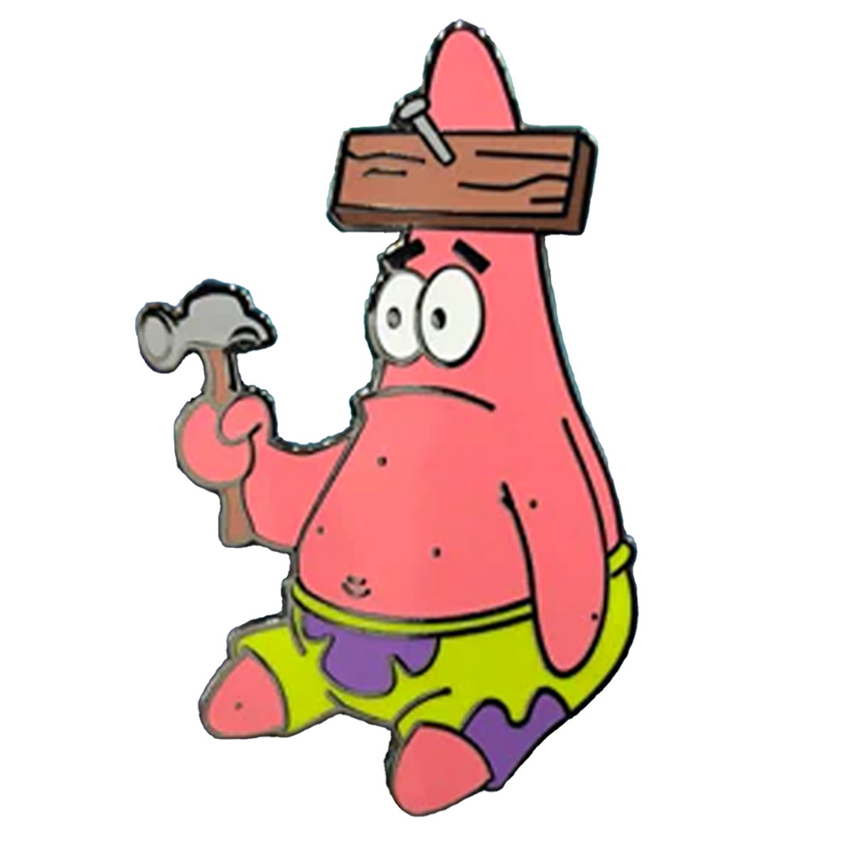 Nail In Head Patrick - Spongebob Squarepants Enamel Pin